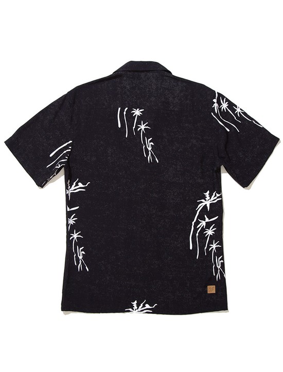 Camisa Printed Palm Preta