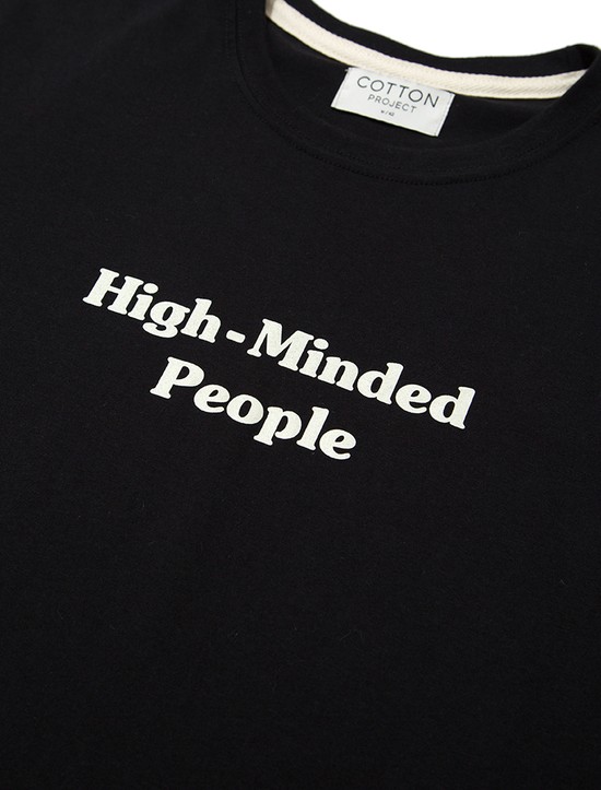 T-Shirt High Minded People Preta