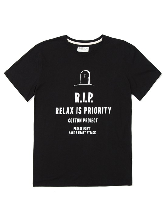 T-Shirt R.I.P. Preta