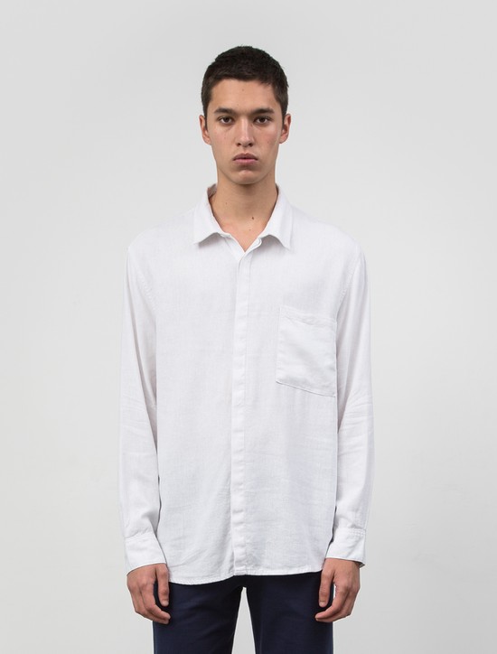 Camisa Linho Off White