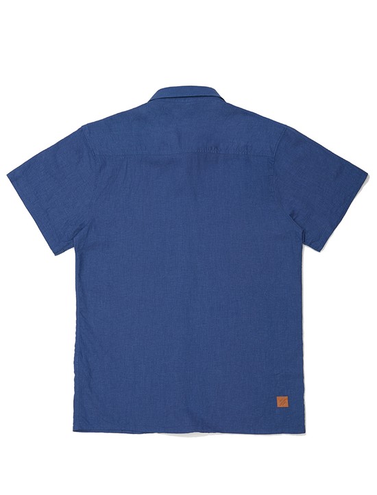 Camisa Port Linho Azul