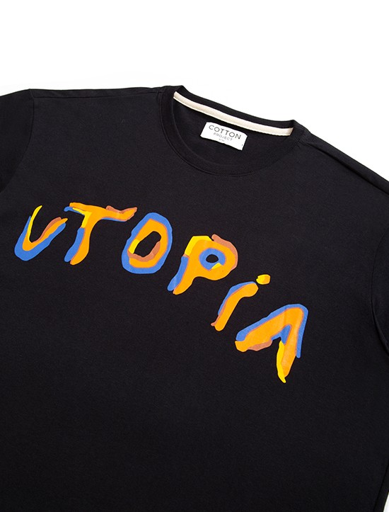 T-shirt Utopia Preta 