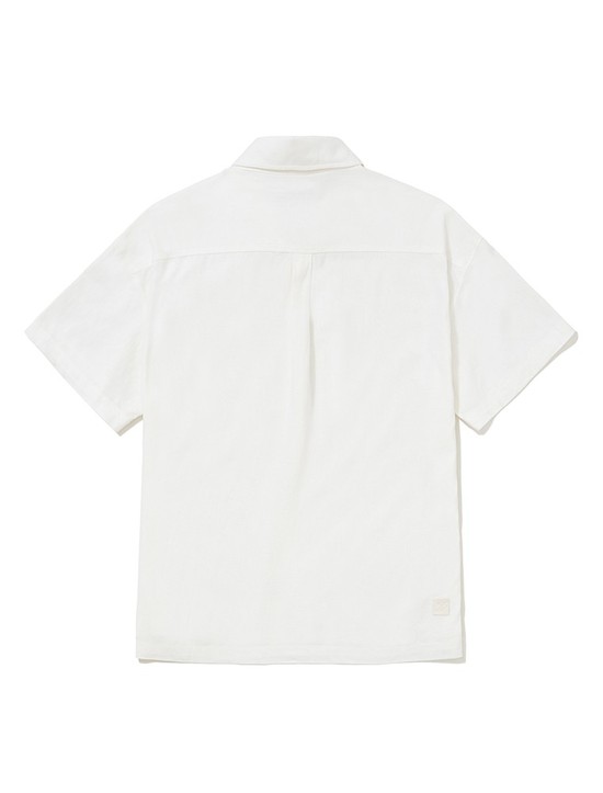 Camisa Over Manga Curta Off White 