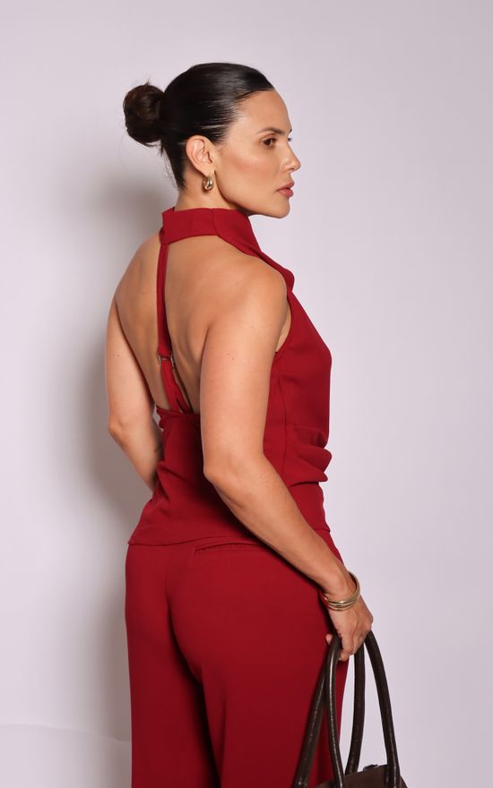 Blusa Alfaiataria Degade Vinho