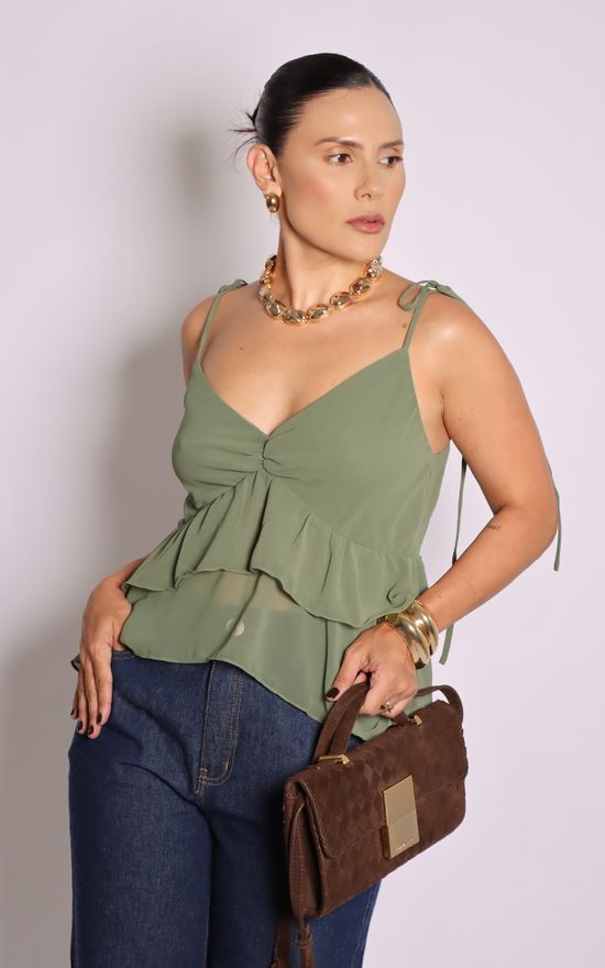 Regata Boho Alças Finas Bruna 