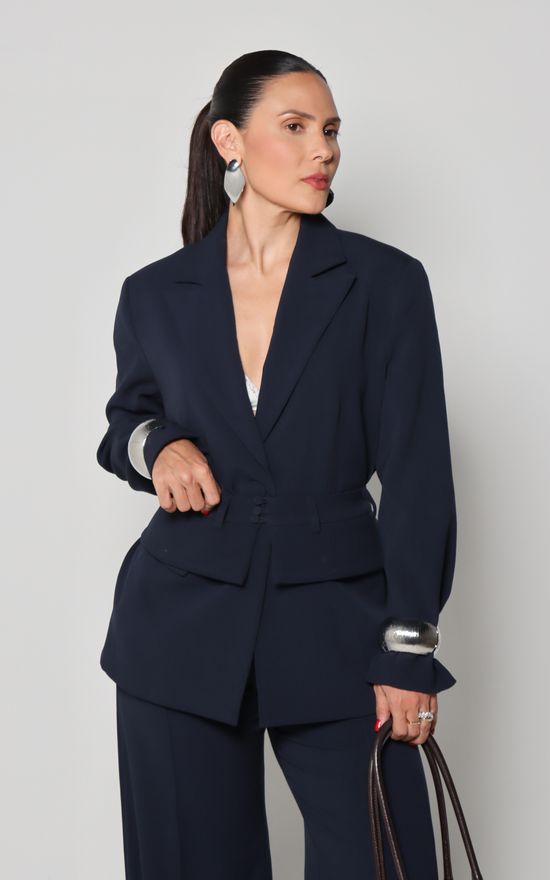 Blazer Alfaiataria Sweet - Azul Marinho