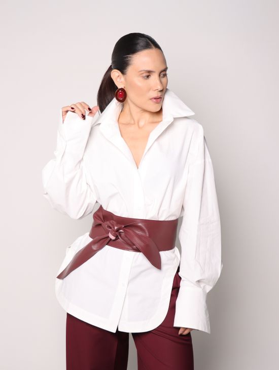 Camisa Oversized Details - Off