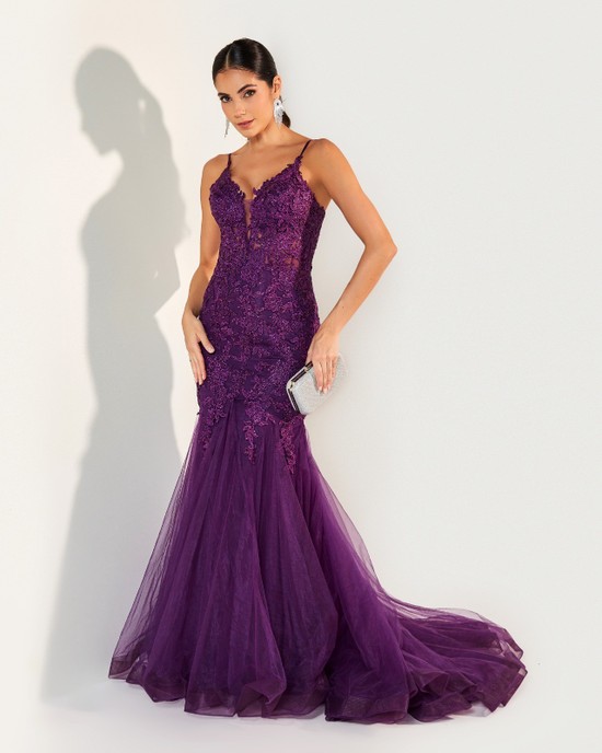 Vestido Alexia Roxo 