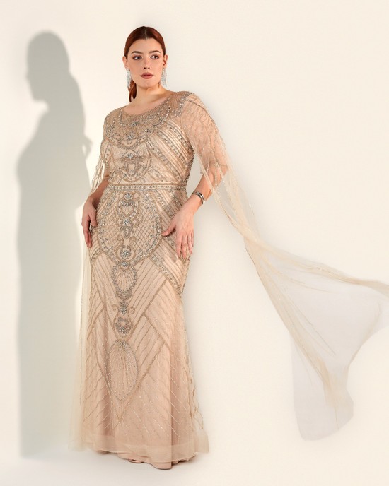 Vestido Benin Dourado