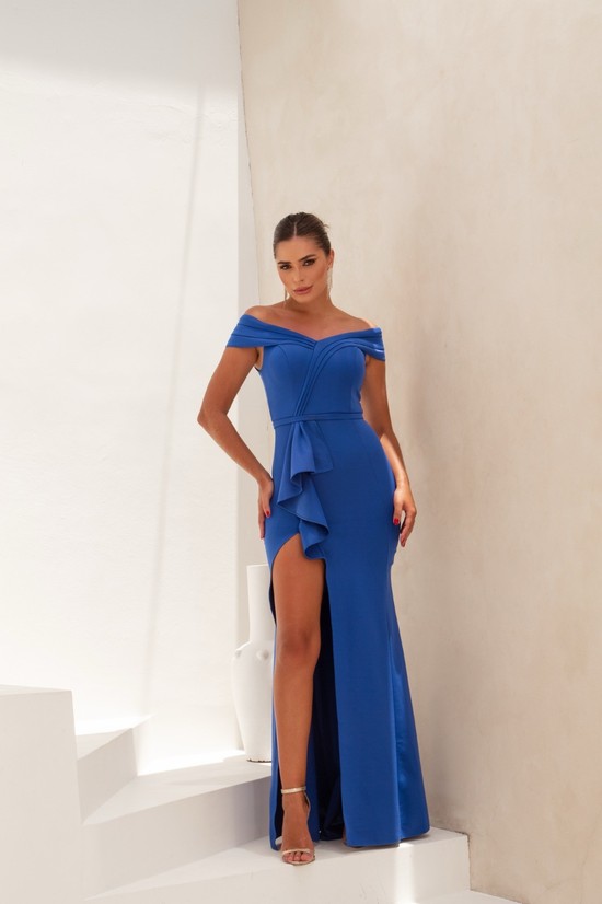 Vestido Marcely Azul Royal 