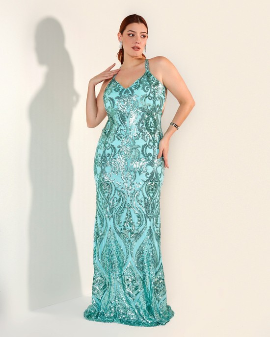 Vestido Bella Verde Tiffany 