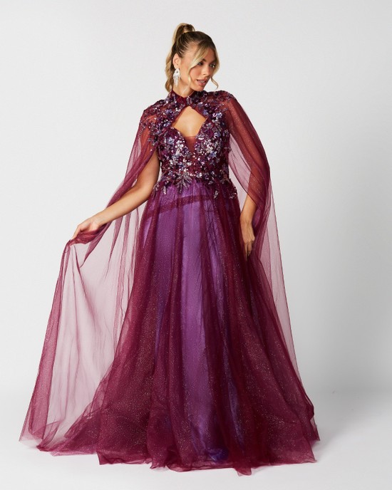 Vestido Petra Roxo