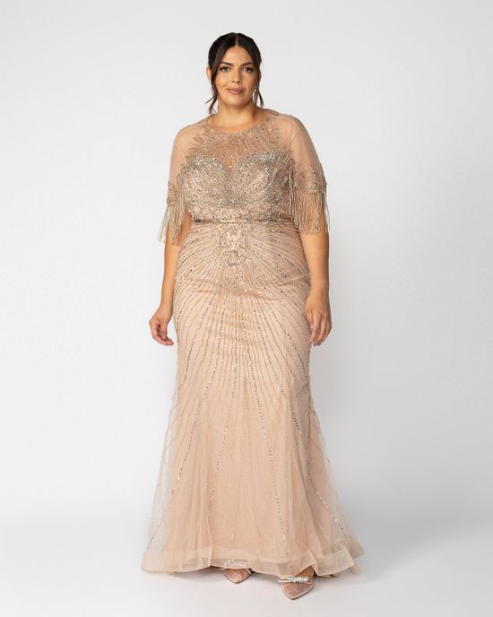 Vestido Marilia Longo Dourado