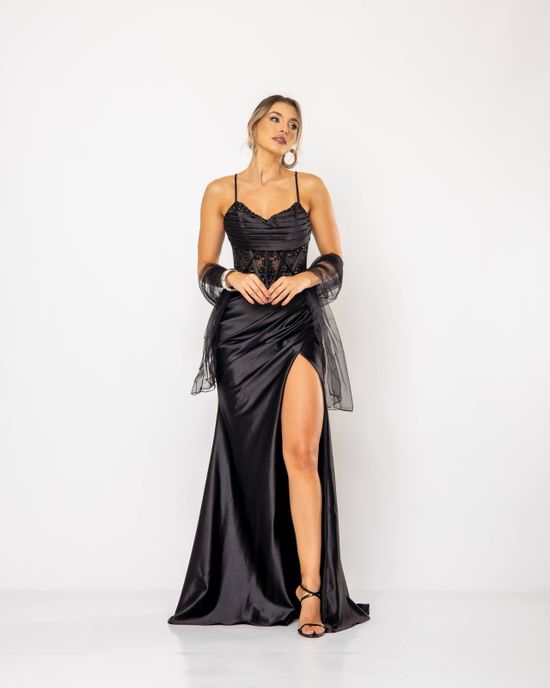 Vestido Longo Grécia Preto