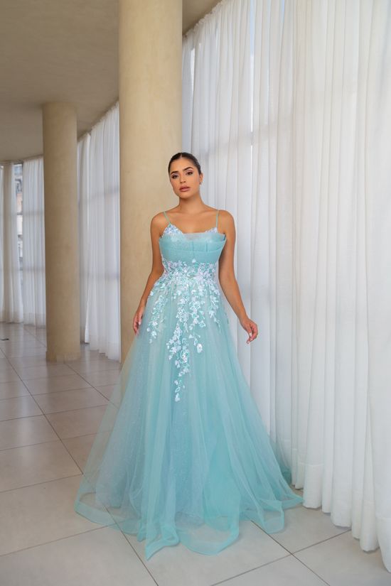 Vestido Longo Antonela Verde Menta