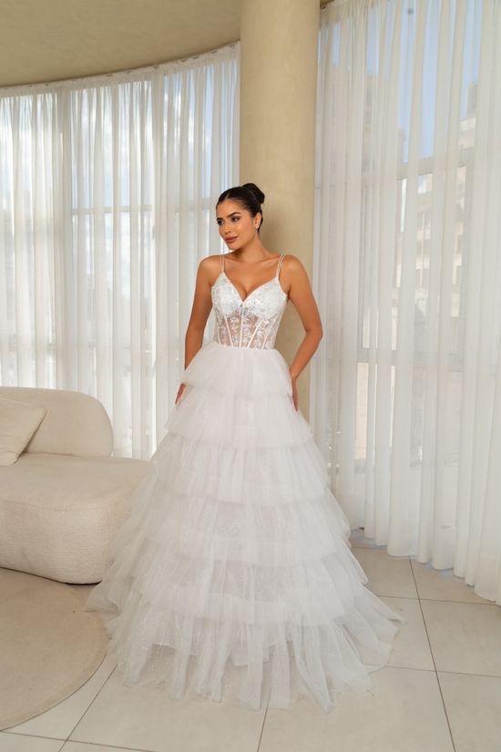 Vestido  Brenda Longo Off