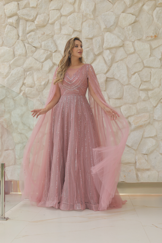 Vestido Longo  Ravena  Rose