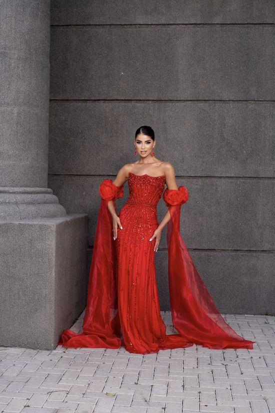 Vestido Longo Hilary Vermelho