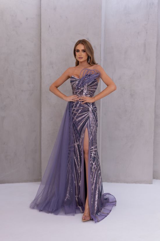 Vestido Longo Raelle Roxo