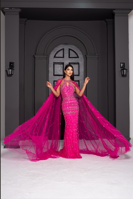 Vestido Longo Irina Pink