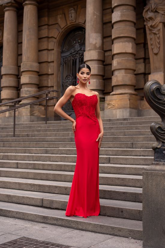 Vestido Longo Cassie Vermelho 