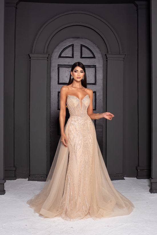 Vestido Longo Cristine Dourado