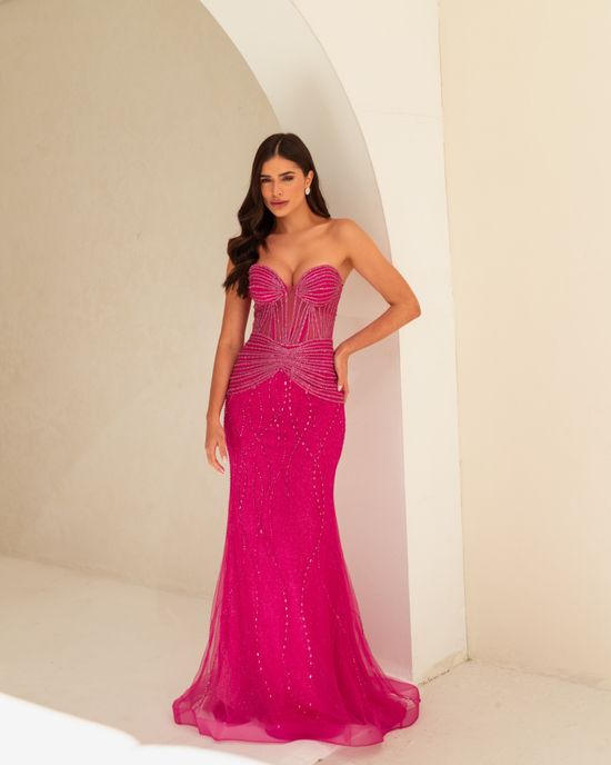 Vestido Longo Florence Pink