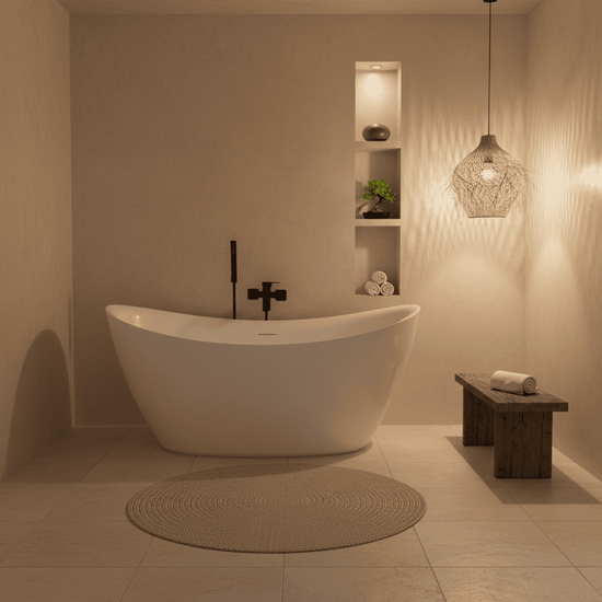 Banheira Atins  Glossy White
