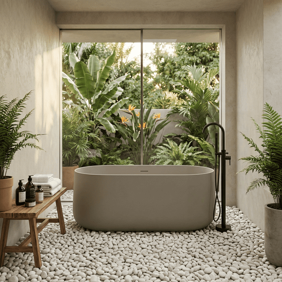 Banheira Camburi Warm Grey  (Fosca Colorida)