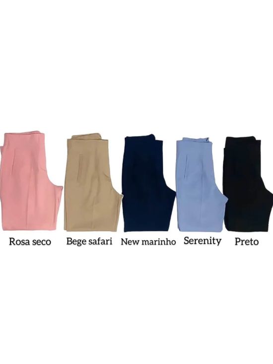Calça Alfaiataria Cintura Alta Bege Safari