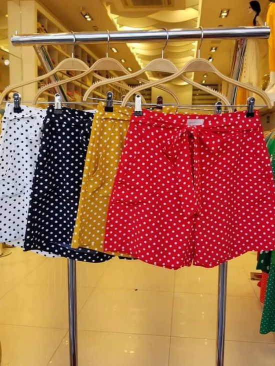 Short Basic Poá Mostarda