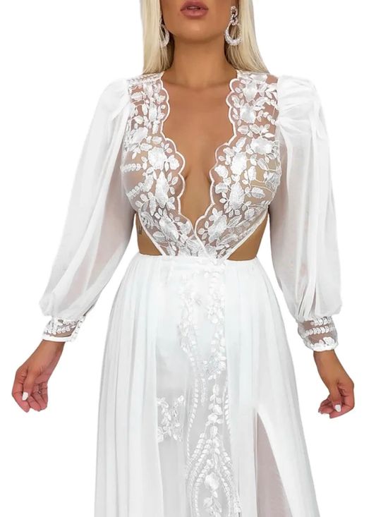 Vestido Luxo Maldivas Branco