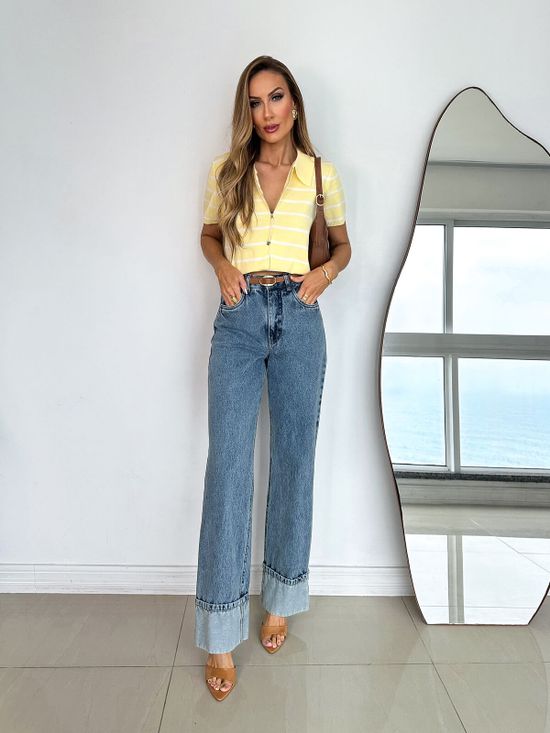 Calça Jeans Bari Marmorizado