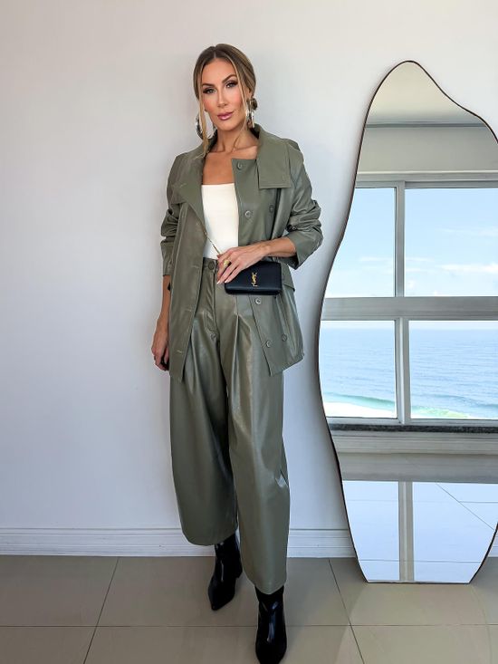Calça Balloon Jabour Verde