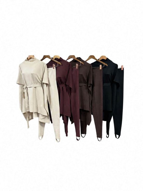 Conjunto Zermatt Tricô Marfim