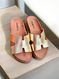 Sandalia Papete Moleca 5500.100 Dourado 