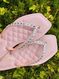 Chinelo Infantil Lunielly Strass Rosa 