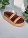 Sandalia Papete Moleca Turim Tiras de Glitter 5513.105 Creme