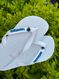 Havaianas Top Branca + Escrita Azul + Cruzeiro