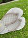 Chinelo Lunielly Laço P Redondo Bege