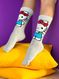 Meia Hello Kitty Cinza