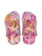 Chinelo Ipanema Bebê Patrulha Canina Rosa/Rosa Glitter