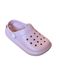 Babuche Molekinha 2591.200 Prata/Rosa com Glitter