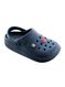 Babuche Molekinho 2874.101 Marinho com pingentes