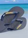 Havaianas Top Marinho + Escrita Dourada