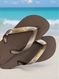Havaianas Top Café + Escrita Dourada