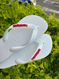 Havaianas Top Branco + Escrita Vermelha