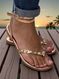 Sandalia Moleca 5557.108 Ouro Rosado