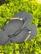 Havaianas Square Preto + Escrita Dourada + Borboleta Branca