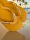 Havaianas Top Amarelo + Escrita Dourada + Concha + Estrela